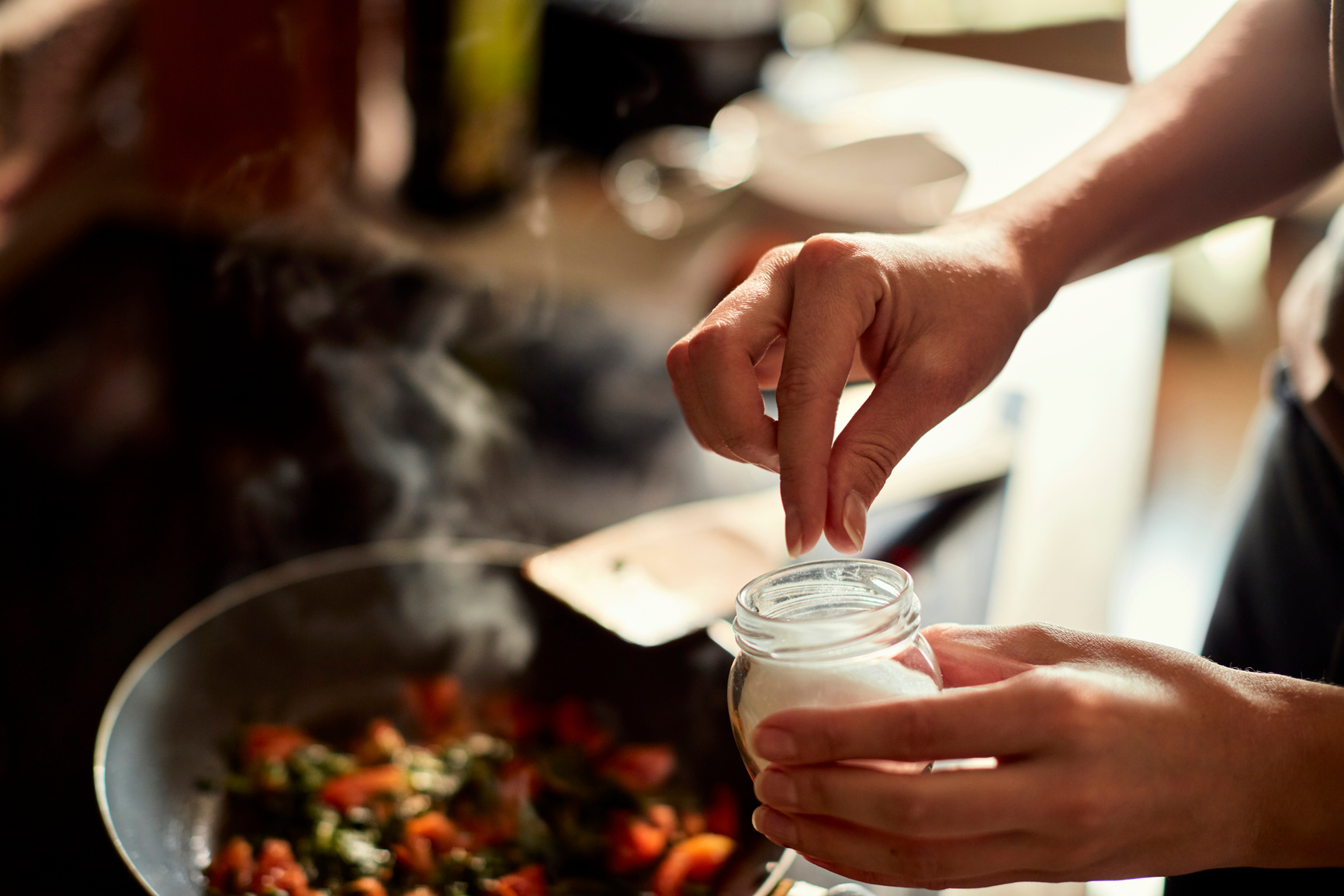 Woman Cooking